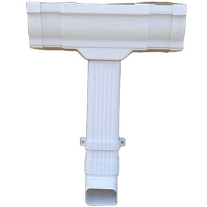 100% nguyên liệu PVC nước mưa máng xối lợp mưa máng xối PVC máng xối <span class=keywords><strong>downspout</strong></span> và phụ kiện đường ống vật liệu xây dựng - Product Image 1