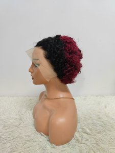 Letsfly Promotion $14.5 Short <b>Curly</b> <b>Wigs</b> 13x4 Lace Frontal Cheap Short Cut Water Wave Virgin Brazilian Human <b>Wig</b> Wholesale F408 - Product Image 5