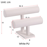 Flanelle double bracelet montre présentoir support de rangement bijoux présentoir accessoires usine vente en gros