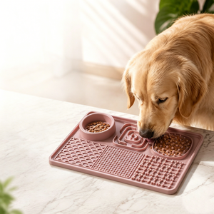 Assiette Moderne en Silicone pour Animaux de Compagnie, Tapis à Lécher, Bol Anti-Glouton, Étanche, Antidérapant, Épaissi, Résistant aux Morsures et à l'Usure pour Chats - Product Image 4
