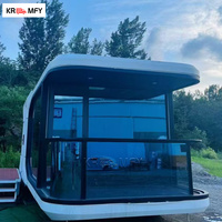 Nouvelle maison mobile 2025, maison préfabriquée modulaire moderne, camping, capsule préfabriquée avec panneau sandwich en acier pour hôtels