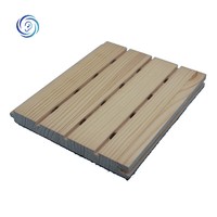 Panneaux acoustiques rainurés en bois massif, panneaux muraux décoratifs insonorisants pour salles de conférence, studios, cinémas à domicile, bureaux