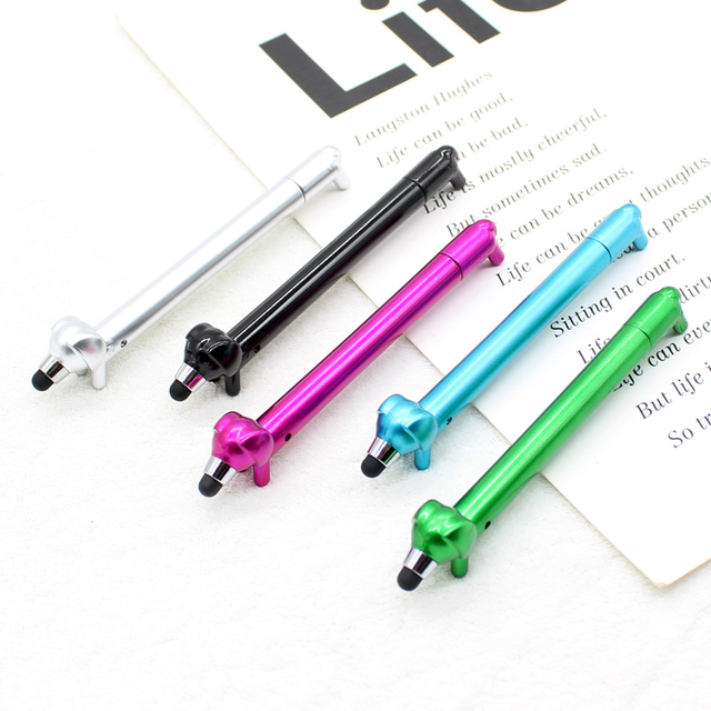 Children Cute Puppy Stylus Ball Pens Novelty School Stationery Gifts for Classroom Prizes Festival Small Presents