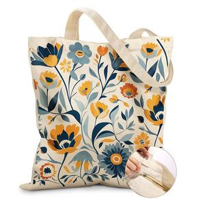 Sac fourre-tout en toile d'Halloween avec fermeture éclair, élégant, réutilisable, durable, sacs à bandoulière grande capacité, sac de shopping et de voyage pour femmes - Product Image 6