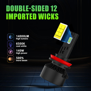 Siêu sáng 140W 14000lm 6000K M8 Pro Max <span class=keywords><strong>Led</strong></span> Đèn Pha Bóng đèn H1/H4/H7/H11/9005/9006 2 năm bảo hành Phù hợp phổ đồ đạc - Product Image 3