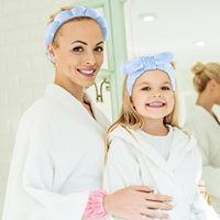 Bandeau de Spa en Mousse Douce Couleur Unie de Luxe pour Femme, Idéal pour le Nettoyage du Visage et le Maquillage – Vente en Gros, Meilleures Ventes