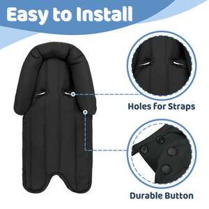 Pour bébé tête soutien enfants siège <span class=keywords><strong>coussin</strong></span> bébé siège de <span class=keywords><strong>voiture</strong></span> insérer oreiller <span class=keywords><strong>coussin</strong></span> confortable pour bébé poussette promenades - Product Image 5