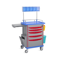 Chariot médical de médecine patiente multifonctionnelle SKR054-AT750 durable d'hôpital de soins d'ABS 5 tiroirs