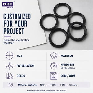 O-Ring e Guarnizioni FFKM per Attrezzature OEM con Campionatura e <span class=keywords><strong>Dimensioni</strong></span> Personalizzate per Manutenzione di Apparecchiature B2B - Product Image 3