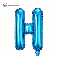 Ballon Mylar Personnalisé Lettre Alphabet Simple A-Z de 16 Pouces Or Argent Rose Doré Mat pour Anniversaire – Vente en Gros