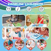 Livre de coloriage magique à l'eau coloré réutilisable avec stylo, ensemble de jouets de dessin pour enfants de 5 à 7 ans