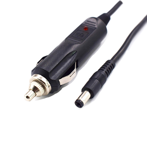 Dây cáp nối dài nguồn sạc ô tô 12V 10A, đầu nối tẩu thuốc xe hơi sang DC5521 5.5*2.1cm, bán buôn, dành cho thiết bị trong xe hơi - Product Image 1