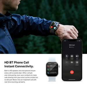 Reloj Inteligente C48 Pro con Pantalla Cuadrada de 2.01 Pulgadas, 220mAh, Múltiples Juegos Deportivos, Monitor de Salud y Sueño, Aplicación Hiwear Plus, Smartwatch C48PRO - Product Image 5