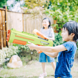 2 IN 1 Elektrische Wasser pistole mit Doppel düse für Erwachsene Automatische Wassers pritz pistole Langstrecken-Sommers pielzeug für den Außenbereich - Product Image 6