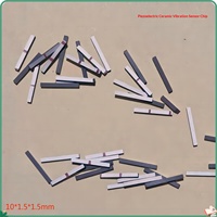 Capteur de vibration piézoélectrique en céramique pour instrument de musique 10*1*1mm, modèle 1010, fourni par l'usine en Chine