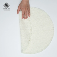 Napperons en coton et polyester à pompons pour table à manger, lavables, vente en gros