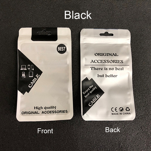 USB HDMI Data Cable Phone Charger Plastic Ziplock Packaging Storage <strong>Bag</strong> for <strong>3C</strong> Accessories Electronic Cable