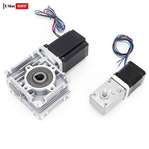 Червячный редуктор Серии UMOT DC NMRV25/30/40/50 из алюминиево-магниевого сплава с редуктором скорости с шаговым двигателем Nema 17/23/34 - Product Image 1