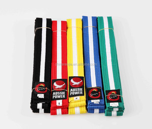 100% coton Jiu Jitsu ceinture sur mesure brodé karaté Bjj Gi ceinture pour Arts martiaux Taekwondo Judo <span class=keywords><strong>Kendo</strong></span> Aikido-4cm épaisseur - Product Image 5