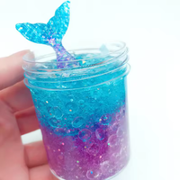 Kit de slime magique coloré et moelleux à faire soi-même, thème sirène, jouet éducatif arc-en-ciel doux pour les fêtes d'enfants, sûr, amusant et non toxique