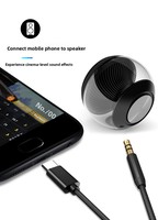 Kabel Audio Mobil AUX untuk Ponsel, Pengisian Cepat 3A Tipe-C, Kabel Nylon Kepang dengan Konduktor Tembaga Murni, Kabel Patch 3.5mm untuk Ponsel