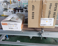 Machine d'étiquetage automatique SKILT pour cartons métalliques avec impression en ligne sur le dessus et le côté, écran tactile portable et prix d'usine