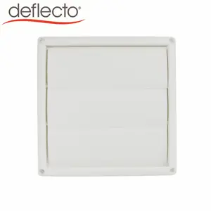 PP Air Louver Ventilation Exhaust Fan Cover Plastic Square Air Diffuser Punched Air Vent Covers