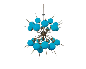 Lámpara de Techo Sputnik Vintage en Latón Dorado y Metal con Iluminación LED Regulable, Estilo Retro de los Años 50 para Decoración de Hogar u Oficina - Product Image 5