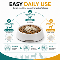 Poudre Nettoyante Personnalisée pour Dents d'Animaux, Formule Anti-Plaque avec SHMP et Zinc, Soutien Haleine Fraîche pour Animaux Actifs, Marque Privée