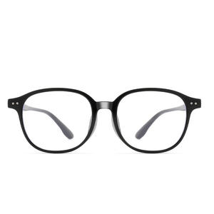 Gafas de moda con montura negra para hombre, ovaladas, de marco completo, TR90, ligeras, 9078, origen Danyang, lentes de plástico - Product Image 1