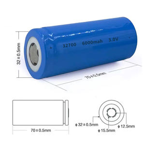 VICTPOWER <span class=keywords><strong>Precio</strong></span> <span class=keywords><strong>de</strong></span> Fábrica 32700 6Ah Bitek IFR 32700 Celda <span class=keywords><strong>de</strong></span> Batería Lifepo4 Prismática <span class=keywords><strong>de</strong></span> Iones <span class=keywords><strong>de</strong></span> Litio 3.2V 6000mAh 5C <span class=keywords><strong>para</strong></span> Automóvil Eléctrico - Product Image 3