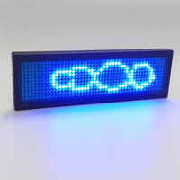 Placa de Identificación LED Mejorada, Programable por Celular, Recargable, para Restaurante, Tienda, Exposición, Discoteca, Hotel