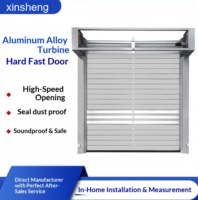 Puerta Rápida Industrial de Aluminio en Espiral, Personalizada de Fábrica, Turbo, de Alta Velocidad, para Almacenes, Logística y Talleres
