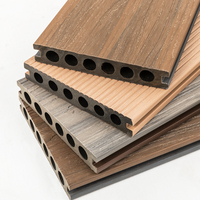 Tarima de Madera y Plástico Compuesto para Exteriores de Calidad Premium, con Recubrimiento Coextruido, Resistente al Agua y a la Humedad