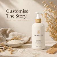 Après-shampoing adoucissant à l'avoine et au riz, marque privée, 500 ml – Formule personnalisée pour des cheveux plus doux et des pointes plus longues, idéal pour les cheveux secs