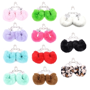 Accessoires de bondage SM en métal, menottes épaisses en fourrure pelucheuse imperméables pour couples, jeux coquins et entraînement, jouets pour adultes - Product Image 1