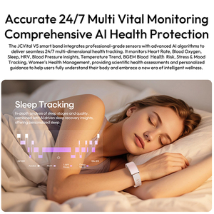 Jcvital V5 Đen sức khỏe xu hướng màn hình thông minh tiện ích ban nhạc phục hồi thể dục Vòng đeo tay thông minh Smartband phục hồi chức năng thiết bị đeo - Product Image 2