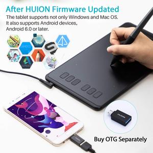 Dropshipping Huion Chữ Ký Điện Tử H640P Đồ Họa Vẽ Phác Thảo Bút Vẽ <span class=keywords><strong>Tablet</strong></span> Cho Sinh Viên Thiết Kế - Product Image 2