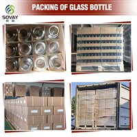 Bouteille en verre ambré rectangulaire personnalisée SE61 de 50 ml avec pipettes noires, flacon plat en verre ambré vide de 30 ml et 100 ml