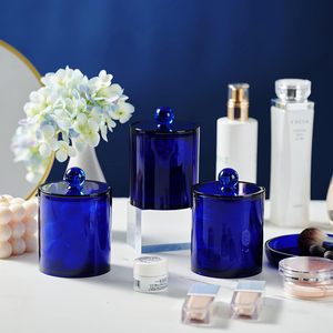 Lampe à huile artisanale en verre bleu-vert à 3 mèches, avec couvercle métallique et couvercle en verre, logo personnalisé, multicolore, décoration d'intérieur, Noël - Product Image 3