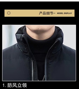 <span class=keywords><strong>Cappotto</strong></span> invernale spesso da <span class=keywords><strong>uomo</strong></span> e da donna in pile di puro colore giacca imbottita imbottita piumino stile casual caldo - Product Image 5