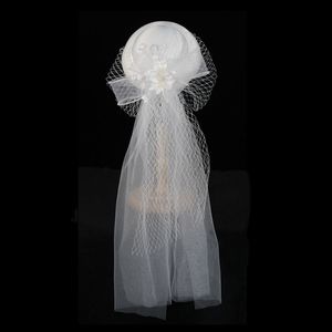 Großhandel Neuankömmling Satin Blumen Baskenmütze Mesh Schleier Pillbox Hut für Frauen Modische <span class=keywords><strong>Kentucky</strong></span> <span class=keywords><strong>Derby</strong></span> Bride Church Partys - Product Image 6