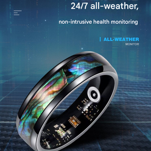 Bague connectée en coquille d'ormeau, tracker de santé, moniteur de fitness étanche, charge magnétique pour iOS et Android - Product Image 5