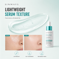 Sérum Purifiant Anti-Imperfections AHA BHA Resserre les Pores Contrôle du Sébum Équilibrant Lissant pour le Visage