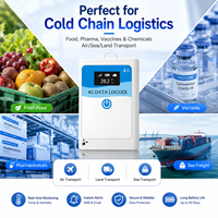 Registrador de Datos de Temperatura y Humedad, Certificado IATA DO-160G, CE, RoHS, 4G, Transporte Aéreo en Tiempo Real, Cadena de Frío, Informe PDF, Rastreo LBS