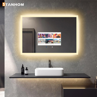 STANHOM Miroir intelligent à écran tactile LED Android 11 pour salle de bains