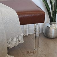 Fabricant de pieds de table de taille personnalisée, accessoires de mobilier de maison moderne transparents en PMMA, ensemble de 4 pièces en acrylique solide pour salle à manger