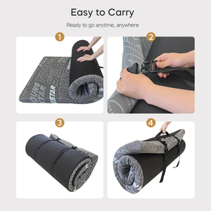 Aidi Nhà Máy Bán Cao Cấp Dệt Kim Vải Massage Nệm Topper Bộ Nhớ Bọt Mat Nữ Hoàng Kích Thước Trong Một Hộp - Product Image 3