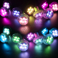 Luces LED de Punto para Atracciones de Feria, Forma de Cabujón, Direccionables Digitalmente, de 26 mm