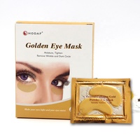 Commande en gros de patchs éclaircissants pour les yeux en or avec extrait de perle et vitamine C Masque pour les yeux en feuille d'or 24K pour les cernes et les poches pour les yeux